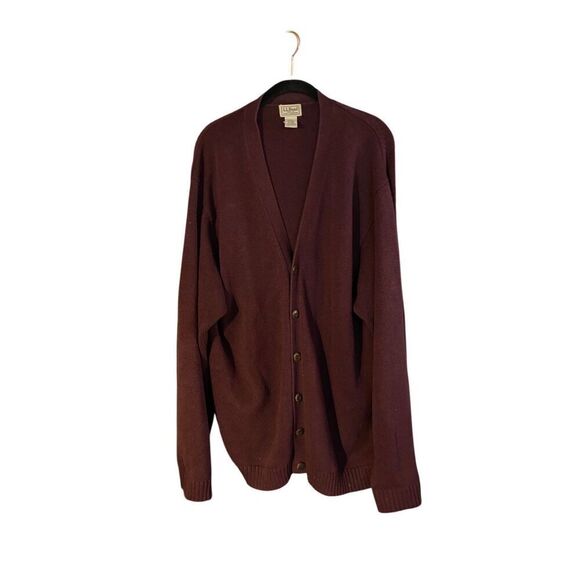 L.L. Bean men’s button up long sleeve cardigan, size XL tall - Picture 1 of 3